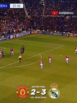 Manchester United vs Real Madrid Champions League 2003