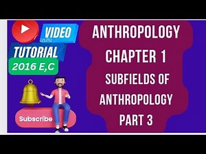 Anthropology Chapter 1 Part 3 | Subfields of Anthropology