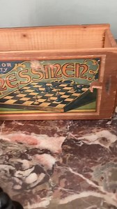 A Vintage Chess Set, Wooden, Black and Light Wood in Original Box. - Etsy