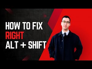 How to fix right Alt + Shift [ In Arabic ]