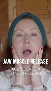 Jaw Tension? Try this Face Yoga Release #faceexercises #jawtension #faceyogawithpolina