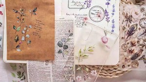 Mayplous Rub-On Transfer Stickers - 10 Sheets Flower & Plant Design Decals for Scrapbooking, Planners, Card Making | Easy-Apply Crafts Embellishments (Forest)