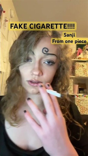 If you want a tutorial how to make a fake cigarette, go look on my channel !!￼