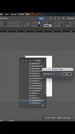 InDesign's Hidden Script: Place a Multi-Page PDF in One Click