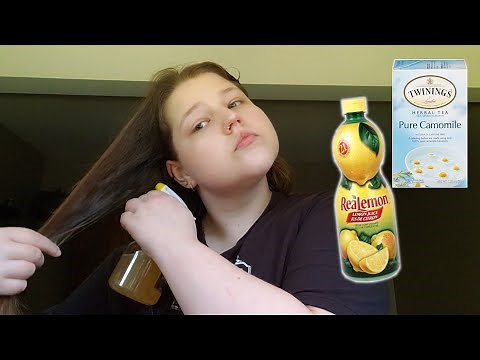 Can Chamomile Tea and Lemon Juice Lighten Hair? (30 Day experiment!)