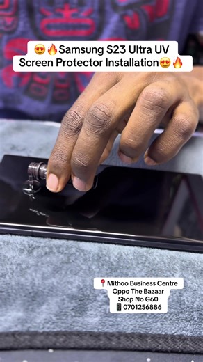 Samsung S23 Ultra UV Screen Protector Installation Guide