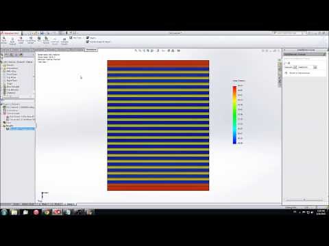 Heat Sink Thermal Analysis [Solidworks Simulation (1/2)]