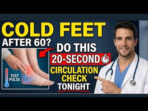Cold Feet After 60? Do This 20‑Second Circulation Check Tonight