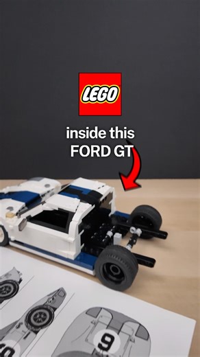 Designing the engine for my ford gt40 in Lego #lego #fordgt40 #gt40 #moc