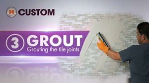 Grouting The Tile Joints: Step 3