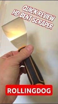 Rollingdog Heavy Duty Scraper Rapid Review. #diy #tools