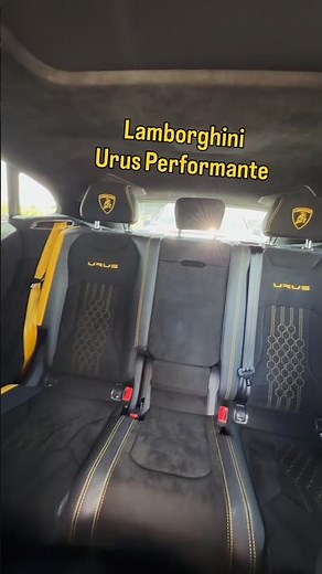 Inside the Urus Performante 🚘🇮🇹 #urusperformante #lambo #suv #short