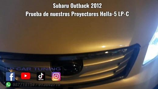 Subaru Outback 2011 2012, Probando las nuevas luces. Somos LP Car Tuning. Jr. Inca 6 7 9 Surquillo, WhatsApp 987718154