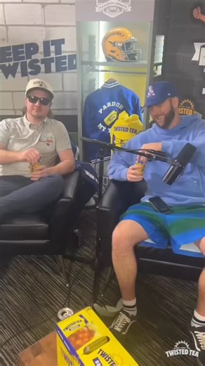 Pardon My Take on Instagram: "Hank and PFT recap the week as We leave our two Patriots fans behind for the big game @twistedtea"