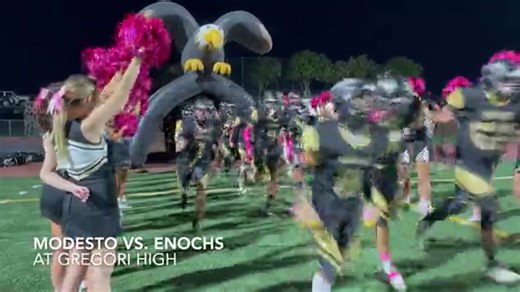 Watch highlights of Modesto High football’s CCAL win over Enochs