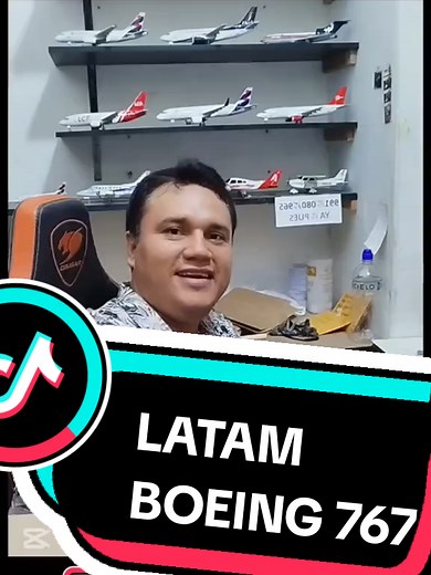 #latam #boeing767 #cabincrew #avionesdecoleccion #aeromodelismo #livehighlights #hechoamanoconamor #avionesdecoleccion #pilotsoftiktok #pilotos #fap #flying #modelairplane #demadera #peru🇵🇪 #bricolage #aeromozas✈