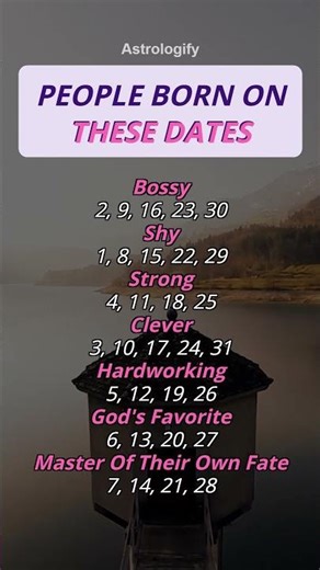 People Born On These Dates #zodiac #zodiacsigns #astrology #horoscope #tarot #astrologify
