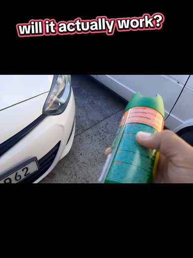 Bug Spray Trick for Headlight Restoration