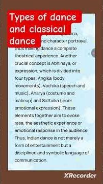 Type of dance classical dance