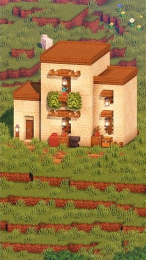 Minecraft Sandstone House #shorts