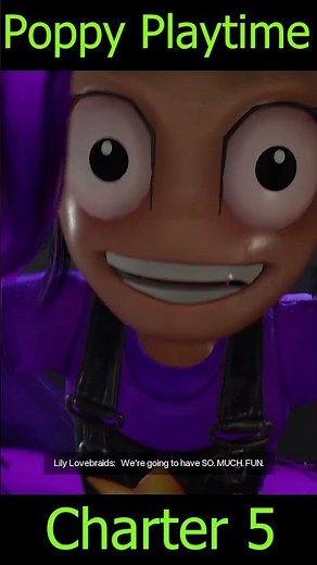 Lilly Love Braids All Scenes And Scary Moments - Poppy Playtime 5.. #roblox #gaming #horror