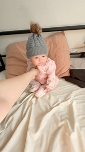 Baby Poppy is just too cute in this winter hat! 🥹💗 #cutebaby #momlife #elf #babyelf #babyreels | The Hawkins Nest