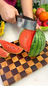 🍉 Ready to impress your guests with the coolest kitchen gadget ever? Introducing the Large Watermelon Slicer - your new best friend when it comes to slicing and serving fruits like a pro! 🥳 🔪 No more struggling with messy cutting boards, this tool makes fruit prep a breeze. Get ready for some jaw-dropping watermelon slices that will have everyone asking "Where did you get that slicer?!" 😏 ✨ Perfect for summer gatherings, BBQs, or just enjoying a refreshing snack at home. Cheers to making kit