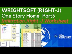 Wrightsoft (Part 3): Manual J Heat Load Calculation - One Story Home