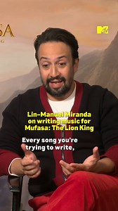 “You’re Welcome does not help you when you’re trying to write for Mufasa” 😭 Lin-Manuel Miranda is sharing the process behind writing music for Mufasa: The Lion King 🖊️ #linmanuelmiranda #mufasa #thelionking #moana #mtvmovies | MTV UK