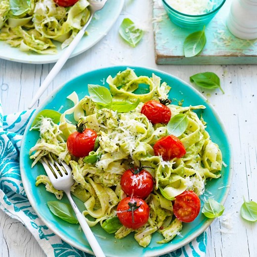 Chicken Fettuccine with Creamy Avocado Pasta Sauce | myfoodbook with Australian Avocados