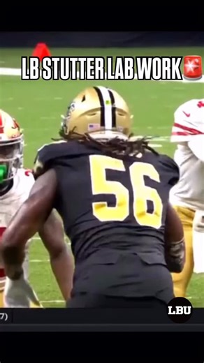 Linebackers University™ on Instagram: "STUTTER LAB WORK!!!🚨🚨🚨 A deadly rush move for blitzing LBs—especially when you get matched on a RB. RBs don’t have the patience, base, or hand usage of an OL. They’re reactive. They lunge. That’s what the stutter is for. Make them guess. Force them to commit. Then take what they give you. ✔️ Sell it with head and shoulders ✔️ Attack their impatience ✔️ Be able to win inside, outside, or convert to bull @justin.zimmer61 #linebacker #linebackers #linebacke