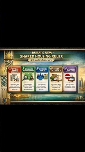 Dubai New Shared Housing Rules 2025 | New Law for Bed Space & Partition Rooms Explained