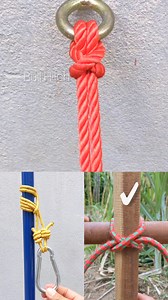 3.3M views · 73K reactions | Great vocation hacks and knots you must know. #ropeladderknot #stringlinehitch #woodbundlehitch #lashingknot #knotdiy #RopeDIY #campingknots #munterhitch #truckerhitches #fishingtips | Millie | Facebook