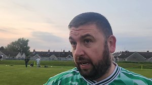 It was the last game at the helm for Newry Celtic Football Club manager Stephen Daly who steps down on a high as his nine-man side won the Bessbrook Cup beating Villa Rovers 3-2 in extra time. We spoke to Stitch after the final. | The Newry Reporter