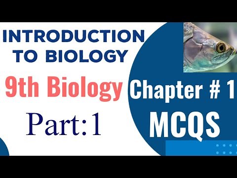Introduction to Biology MCQs | Biology Chapter 1 MCQs