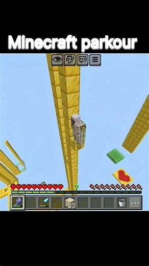 amazing Parkour 500 sub complete 💯✅ #minecraft