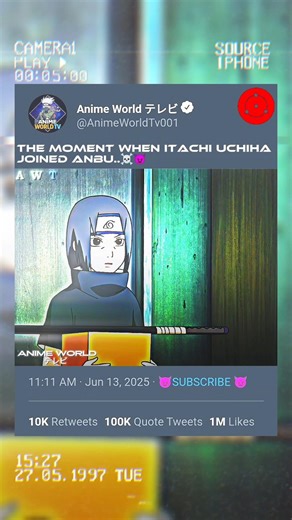 THE MOMENT WHEN ITACHI UCHIHA JOINED ANBU..☠️😈 #shorts