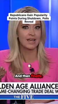 Amidst the political whirlwind, insights emerge that might just shift the narrative. With recent polling revealing a surprising boost in popularity for Republicans during a government shutdown, the dynamics are evolving. As discussions unfold around President Trump's impactful trade deals across Asia and his engaging meetings with Japan's groundbreaking female prime minister, it's fascinating to witness the distinct paths the parties are taking. While Republicans seem to be dancing their way up 