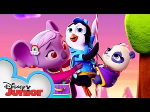 Delivering Precious the Panda! 🐼 | National Panda Bear Day | T.O.T.S. | Disney Junior