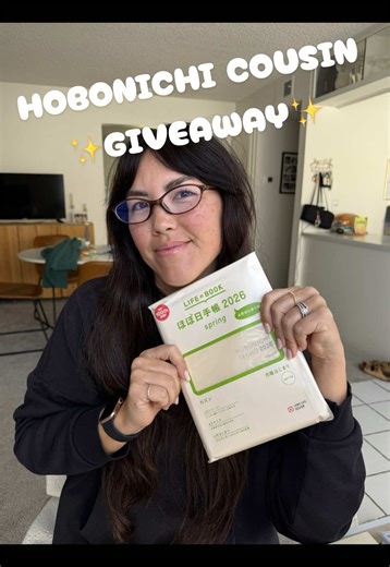 HOBONICHI COUSIN GIVEAWAY ✨ (Open to all: US and outside of US) how to enter: follow me like this video tell me why you love journaling in the comments Giveaway ends Wednesday, March 11, 2026 at 9pm PST. Huge shoutout to @todostudios for being our Japan plug. Couldn’t have done this without you!! 🇯🇵 #hobonichi #hobonichicousin #giveaway
