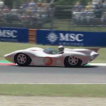 Ferrari F1 2025 vs Mach 5 Speed Racer/Mach GoGoGo at Monza