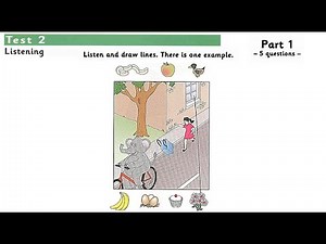 Cambridge Starters 6 - Listening Test 2 (with Answers)