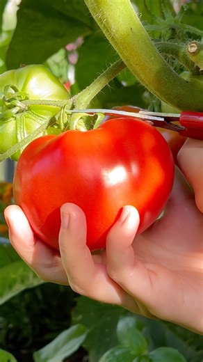 Jingle Bells: Garden Edition 🔔🍅 #gardening #gardenharvest #harvest #growyourownfood #shorts