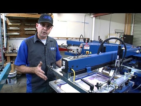 M&R Screen Printing Equipment—Using Manual Screen Clamps
