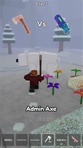 Admin Axe vs Alien Shotgun – Which Is Better?! 🪓🔫 | 99 Nights in the Forest