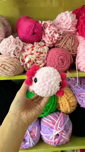 crochet axolotls!!