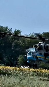 81K views · 1.6K reactions | Mi-24P Hind helicopter gunship operating from a forward airstrip in a sunflower field this summer. Sporting angry eyes and M261 rocket pods pulled off an AH-64 Apache gunship. | NextGen PHDefense | Facebook