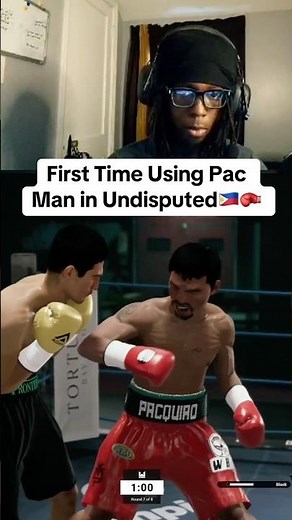 First Time Using Pac Man in Undisputed!