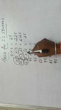 square tricks This video demonstrates the step-by-step process of building a 5x5 magic square