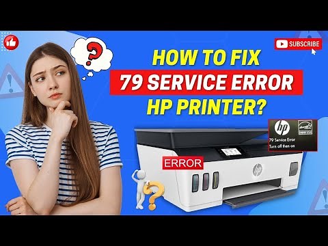 How to Fix 79 Service Error HP Printer? | Printer Tales
